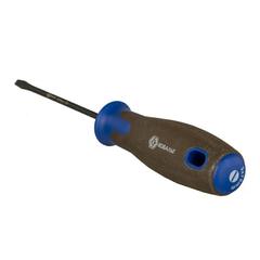 Отвертка POLYWOOD КОБАЛЬТ SL 3,0 х 75 мм CR-V, древесно-полимерная рукоятка (1 шт.) подвес (911-970)
