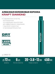 KRAFTOOL DIAMOND 72 мм (450 мм, 1 1/4
