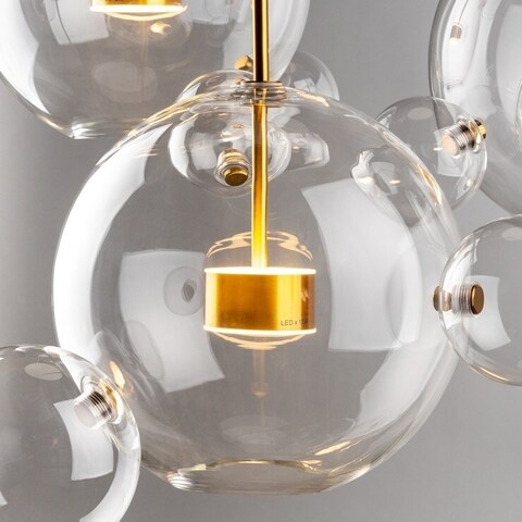 Люстра Balls Circular 14 Bubbles Gold D40