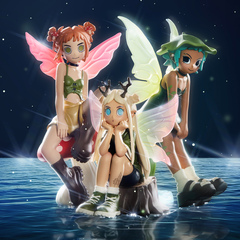 Случайная фигурка POP MART Peach Riot: Punk Fairy