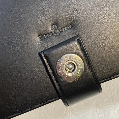 Кожаный органайзер Faber-Castell, Pocket Classic Leather Collection, Black (188851)