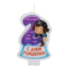 Свеча в торт. Цифра 