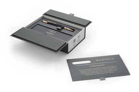 Ручка шариковая Parker Duofold Classic, K74, Black GT (1931386)