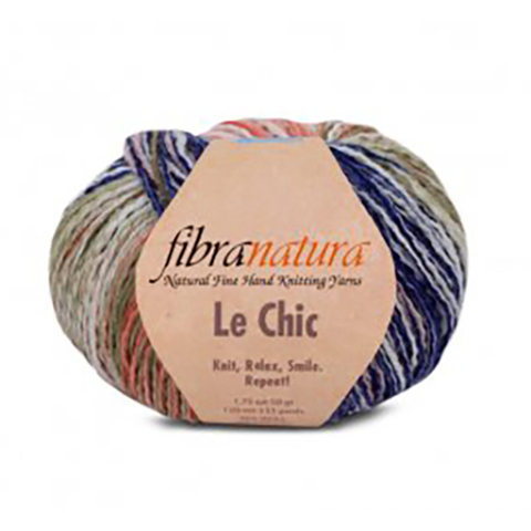 LE CHIC Fibranatura (36% мериносовая шерсть, 28% хлопок, 18% лён, 18% бамбук, 50гр/120м)