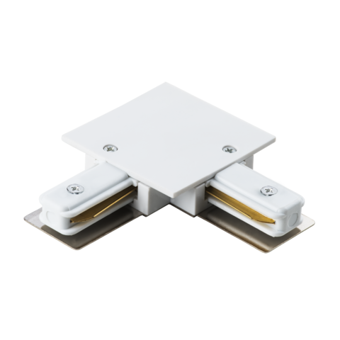 Соединитель L-образный однофазный для встраиваемых треков Barra Lightstar 501126