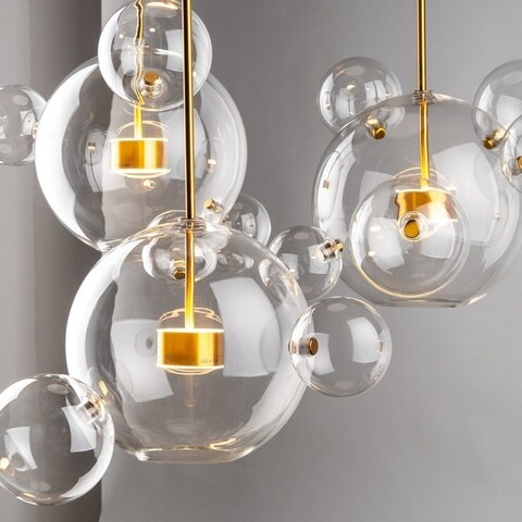 Люстра Balls Circular 14 Bubbles Gold D40