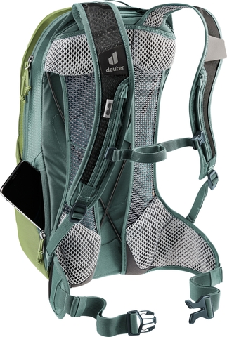 Картинка рюкзак велосипедный Deuter Race Air 10 Meadow/Ivy - 4