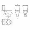 Sanita WC.CC/Etalon/1-P/WHT.G/S1 Унитаз-компакт ЭТАЛОН - Стандарт