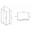 Abber Schwarzer Diamant AG30160MH-S90M-S90M Душевой уголок, 160x90x195