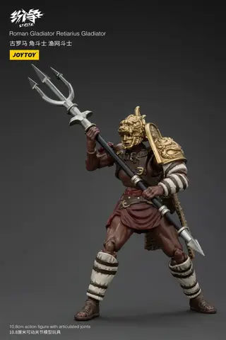Фигурка Гладиатор Ретиарий масштаб 1/18 Roman Gladiator JoyToy