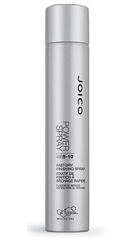 Joico Power Spray Fast-Dry Finishing Spray - Нold-8-10 Лак быстросохнущий экстрасильной фиксации 300 мл.