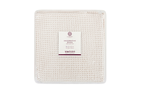 Наволочка декоративная 47x47 Luxberry Vincent кремовая