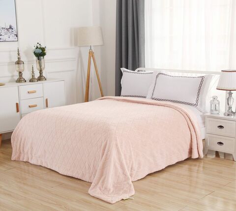 Плед 160х220 Sofi De MarkO Элайза персиковый