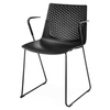 Стул с подлокотниками FX черный
