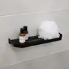 Fixsen FX-843B "HI-TECH" Полка прямоугольная одноэтажная черная