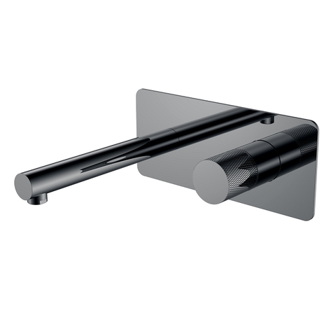 Boheme Stick 125-SGM.2 Смеситель для раковины встраиваемый, цвет: вороненая сталь, gunmetal, серый