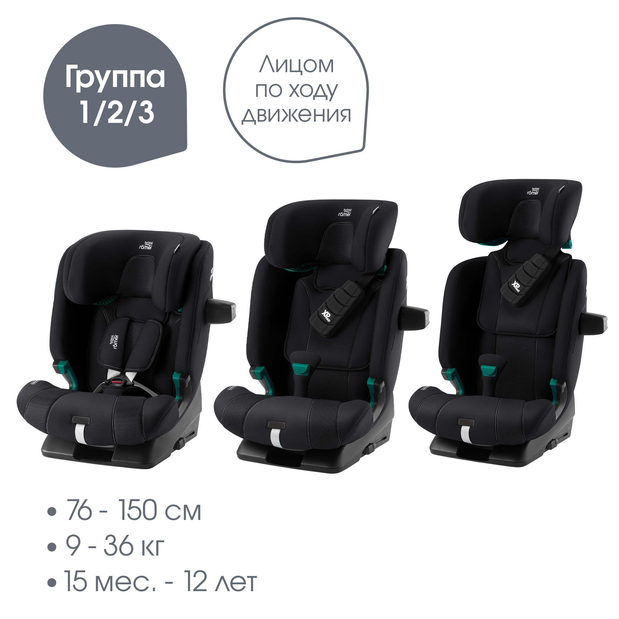 Britax Roemer ADVANSAFIX PRO, Galaxy Black
