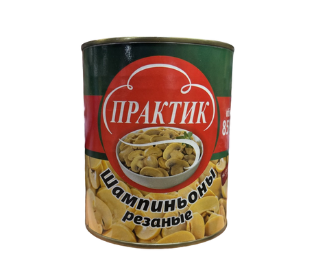 Шампиньоны практик рез ж/б 850мл