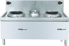 Плита индукционная WOK Kocateq  DC1570M напольная с 2 конфорками Ø 30 см, мощность 8+8 кВт, линия 700