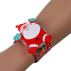 Новогодний браслет клик-клак с LED подсветкой СНОУ БУМ, 22 см