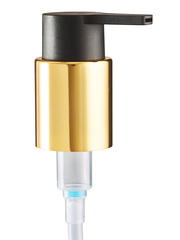 Дозатор черно-золотой с прямым носиком 24/410