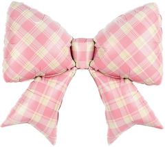 Фигура "Розовый бантик в клеточку"