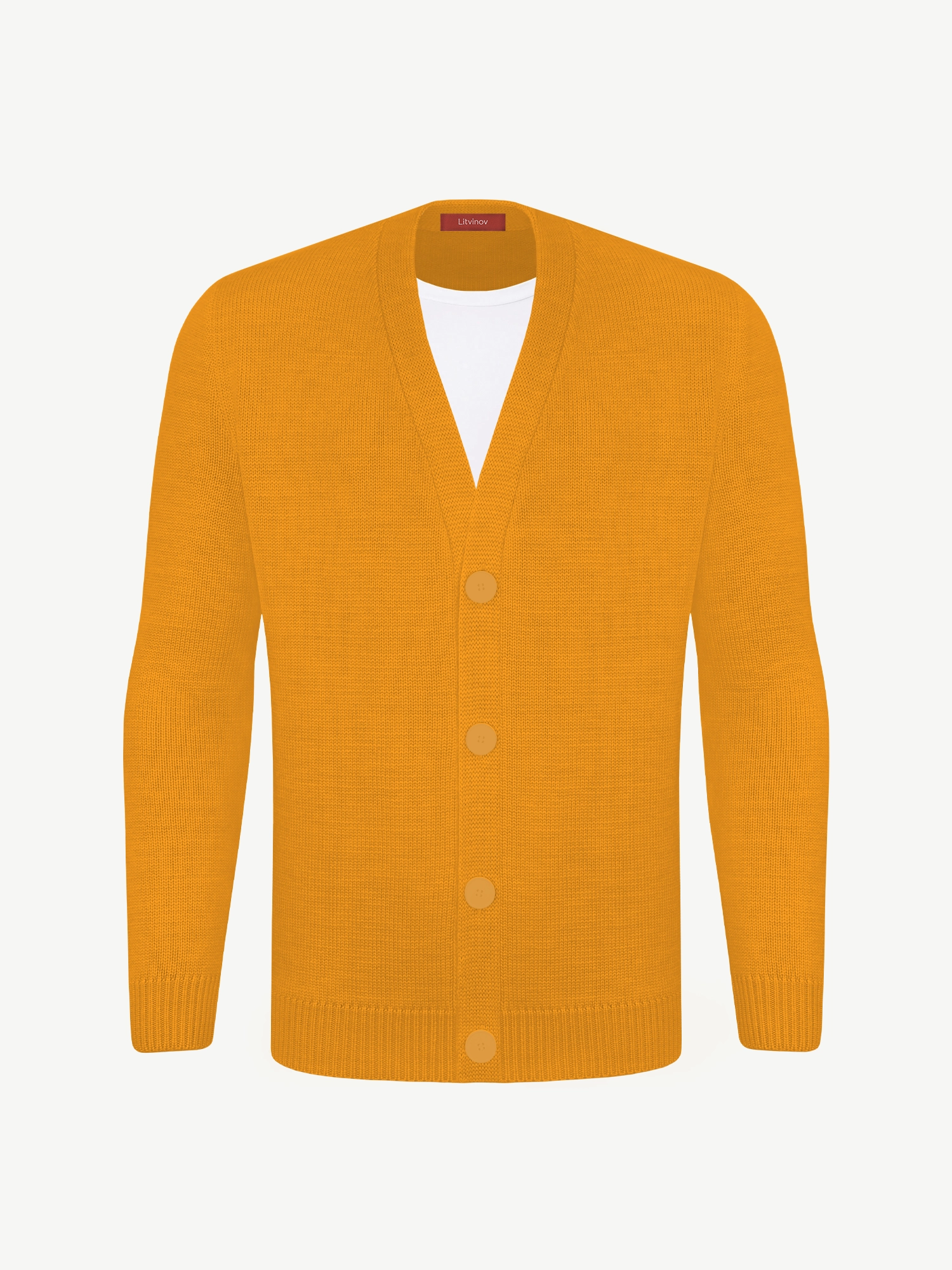 Кардиган с пуговицами из экохлопка