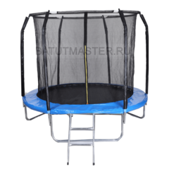 Батут для дома с сеткой 14 футов, внутренняя сетка и лестницей