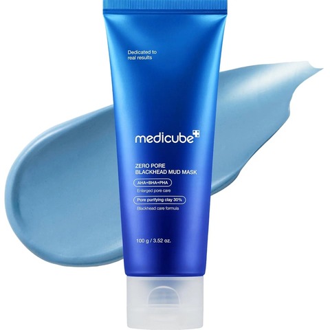 Medicube Zero Pore Blackhead Mud Mask, Глиняная маска для очищения пор с комплексом кислот, 100 гр