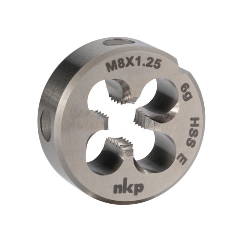 Плашка М 8,0х1,25 DINEN22568 HSSE 6g 25х9мм NKP 188001-N2-0080