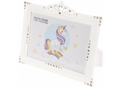 Фоторамка Miland Королевские воспоминания, горизонтальная, белая 10х15