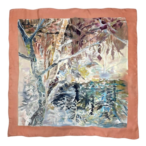 Шелковый платок батик 