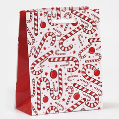 Пакет подарочный XS вертикальный, «Зимняя история», 12*15*5 см (Д*В*Ш), 1 шт.