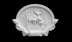 Силиконовый молд № 0203 Панно с оленями