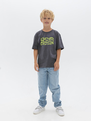 220010C-29 Футболка для мальчика, Антрацит