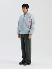 Бомбер Alpha Industries MA-1 Mist (Серо-голубой)