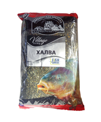 VF Карп халва ( крупная фракция)  0,9кг/10шт/уп цвет прикормки илисто-болотный