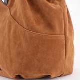 Сумка Саломея 101 эко-замша миндаль