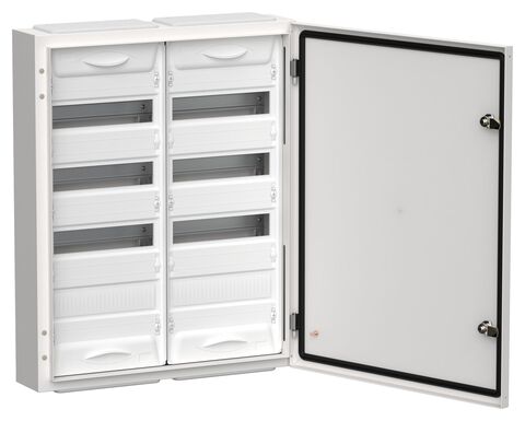 TITAN 5 Корпус мет. ЩРн-96 (2х48) 710х570х140 IP54 бел IEK