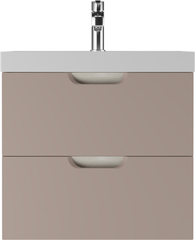Тумба подвесная под умывальник Дюна 60 Латте В2