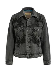 Жакет джинсовый АУРА, черный