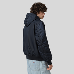 Бомбер Alpha Industries MA-1 Hooded Logo Oxford Replica Blue (Синий)