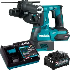 Аккумуляторный перфоратор SDS-plus с энергокомплектом Makita HR001GZ 191E10-9 191B26-6