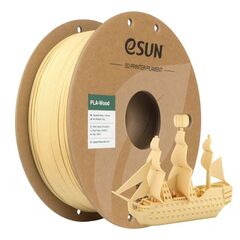Пластик для 3D-печати eSUN PLA-Wood, 1.75 мм, 1 кг, натуральный, PLA-Wood175O-PW1P1