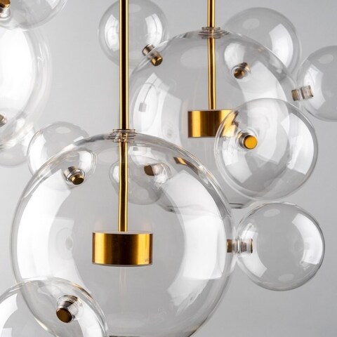 Люстра Balls Circular 14 Bubbles Gold D40