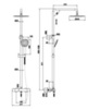 Cersanit 63066 Душевая система с термостатом
