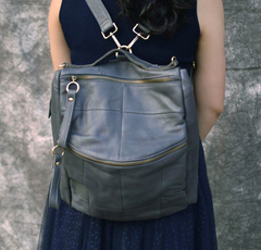 Женская кожаная сумка-рюкзак Cascada