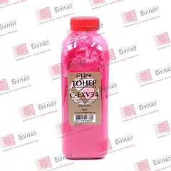 Тонер БУЛАТ s-Line C-EXV34 для Canon iR C2020 (Пурпурный, банка 289 г)
