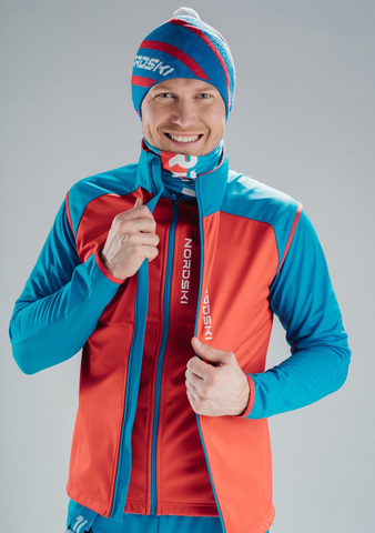 Лыжный жилет Nordski Premium Red-Blue 2020