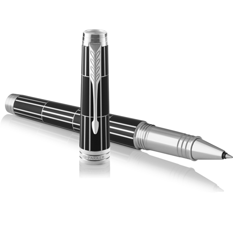 Ручка-роллер Parker Premier, Black CT (1931403)